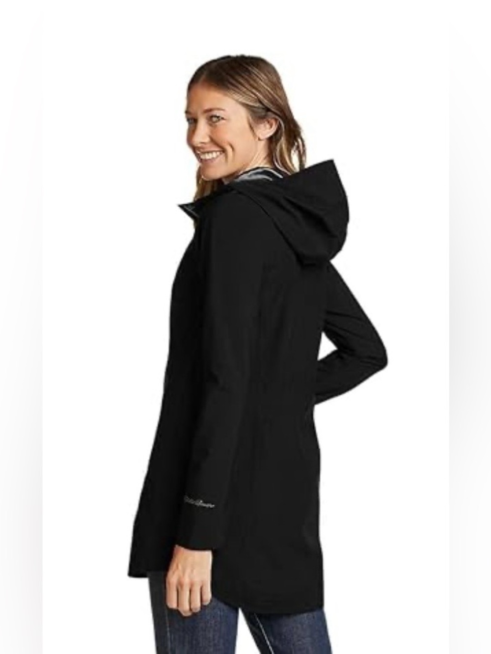 NWT - Eddie Bauer Women Cloud Cap Stretch Rain Parka - Picture 2 of 4